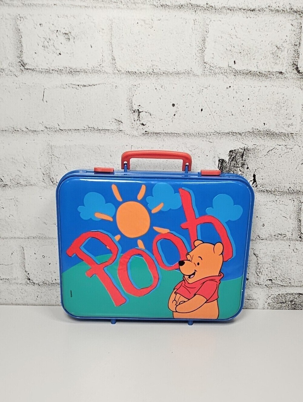 Vintage Disney Winnie the Pooh Art Supply Activity Case 90s Carry Set